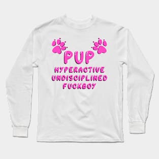 PUP - DEFINED PINK Long Sleeve T-Shirt